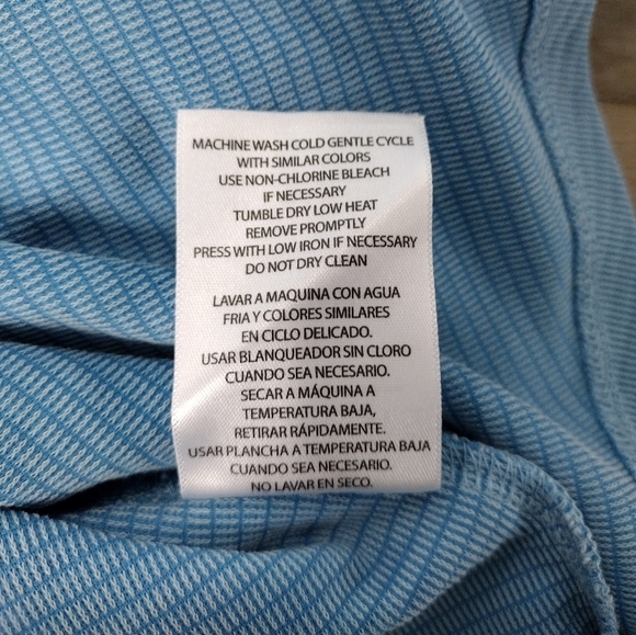 Segments textured modal tencel blend 3/4 sleeve top - Picture 12 of 12